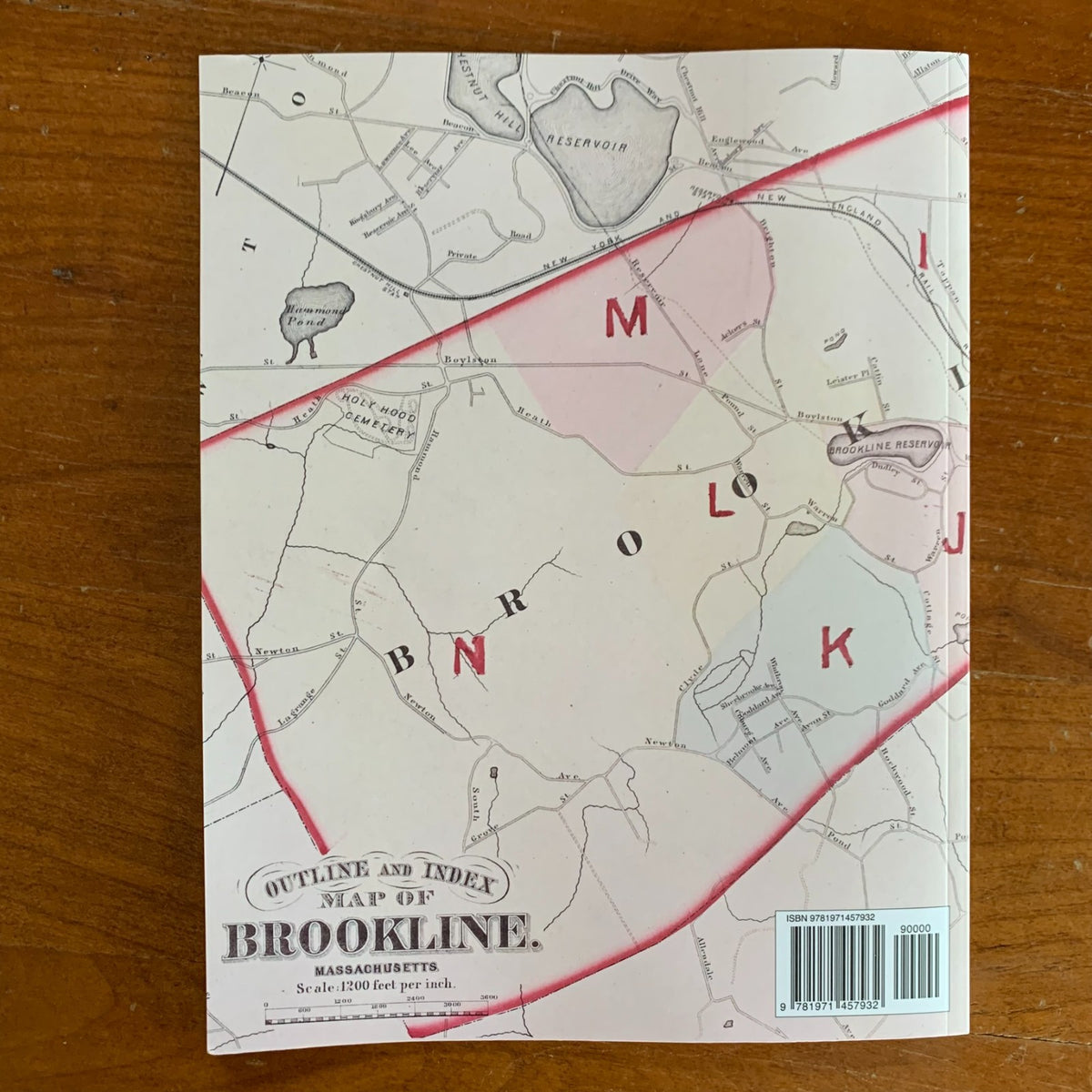1874 Atlas of the Town of Brookline, Massachusetts