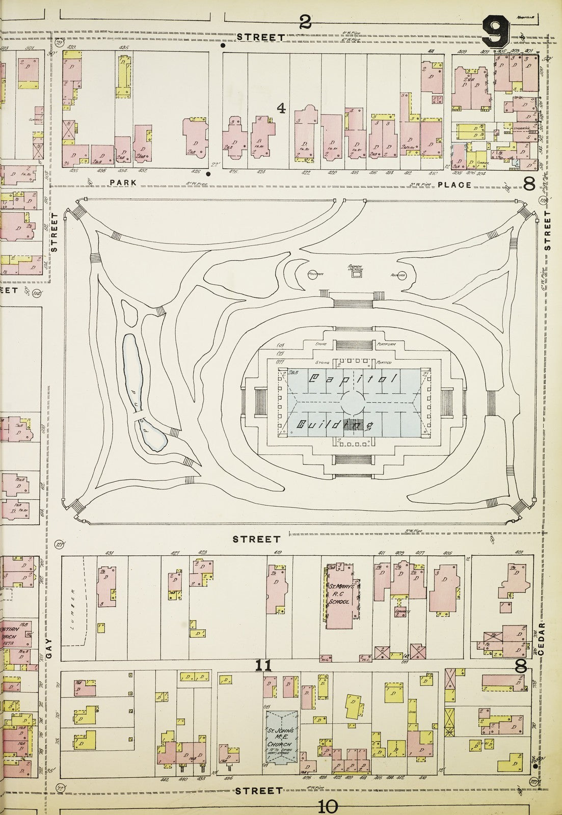 1888 Fire Insurance Maps and Atlas of Nashville, Tennessee