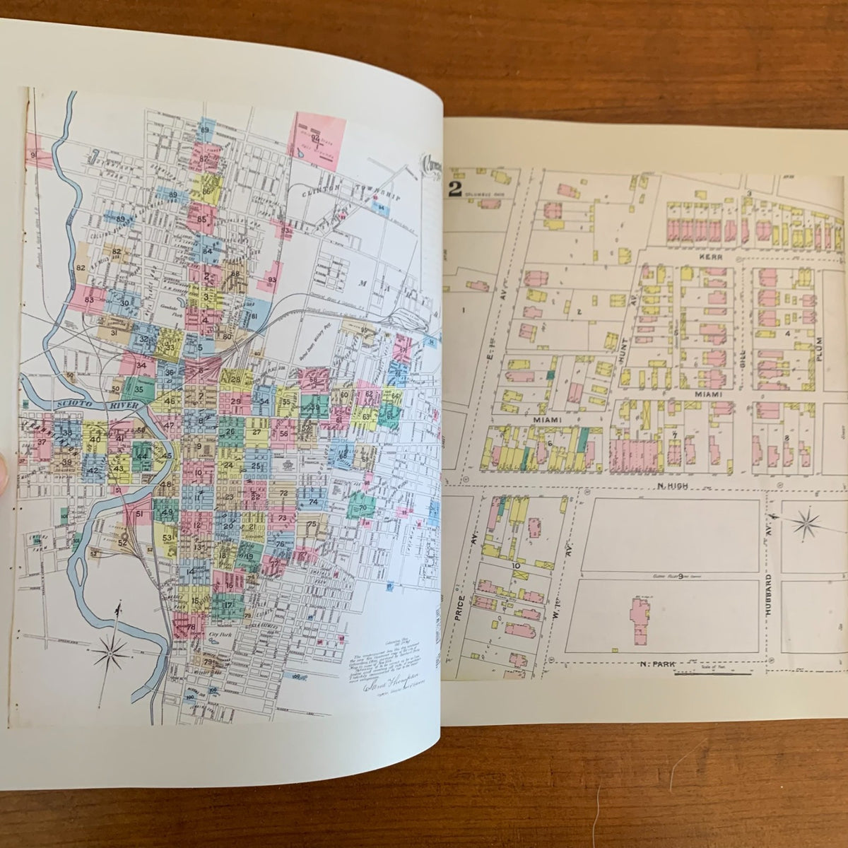 1891 Columbus, Ohio Fire Insurance Maps and Atlas