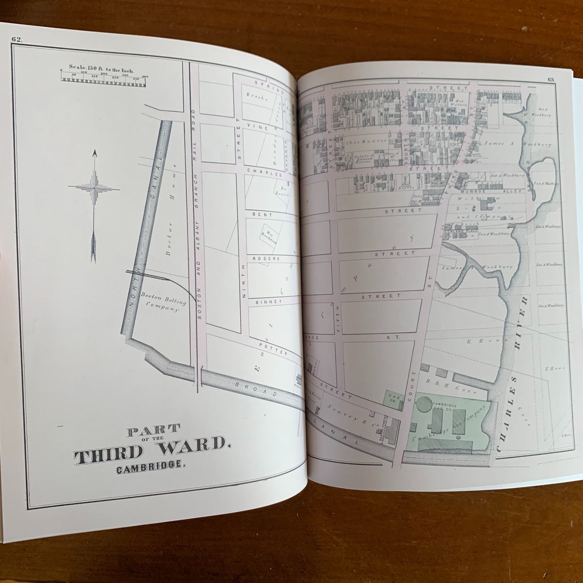 1873 Atlas of the City of Cambridge, Massachusetts (Harvard)