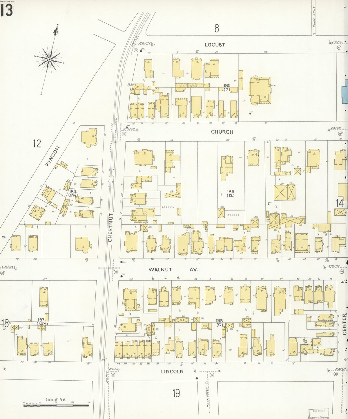 1905 Fire Insurance Maps and Atlas of Santa Cruz, California