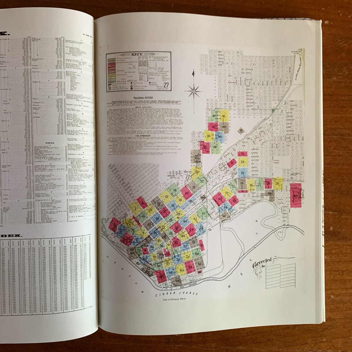 1908 El Paso, Texas Sanborn Fire Insurance Maps and Atlas