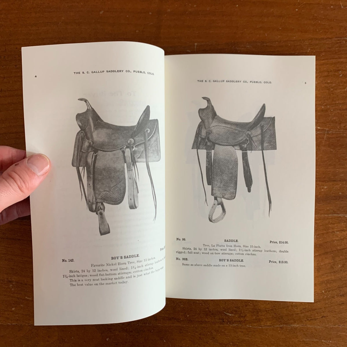 The S. C. Gallup Saddlery Company Illustrated Catalog No. 16