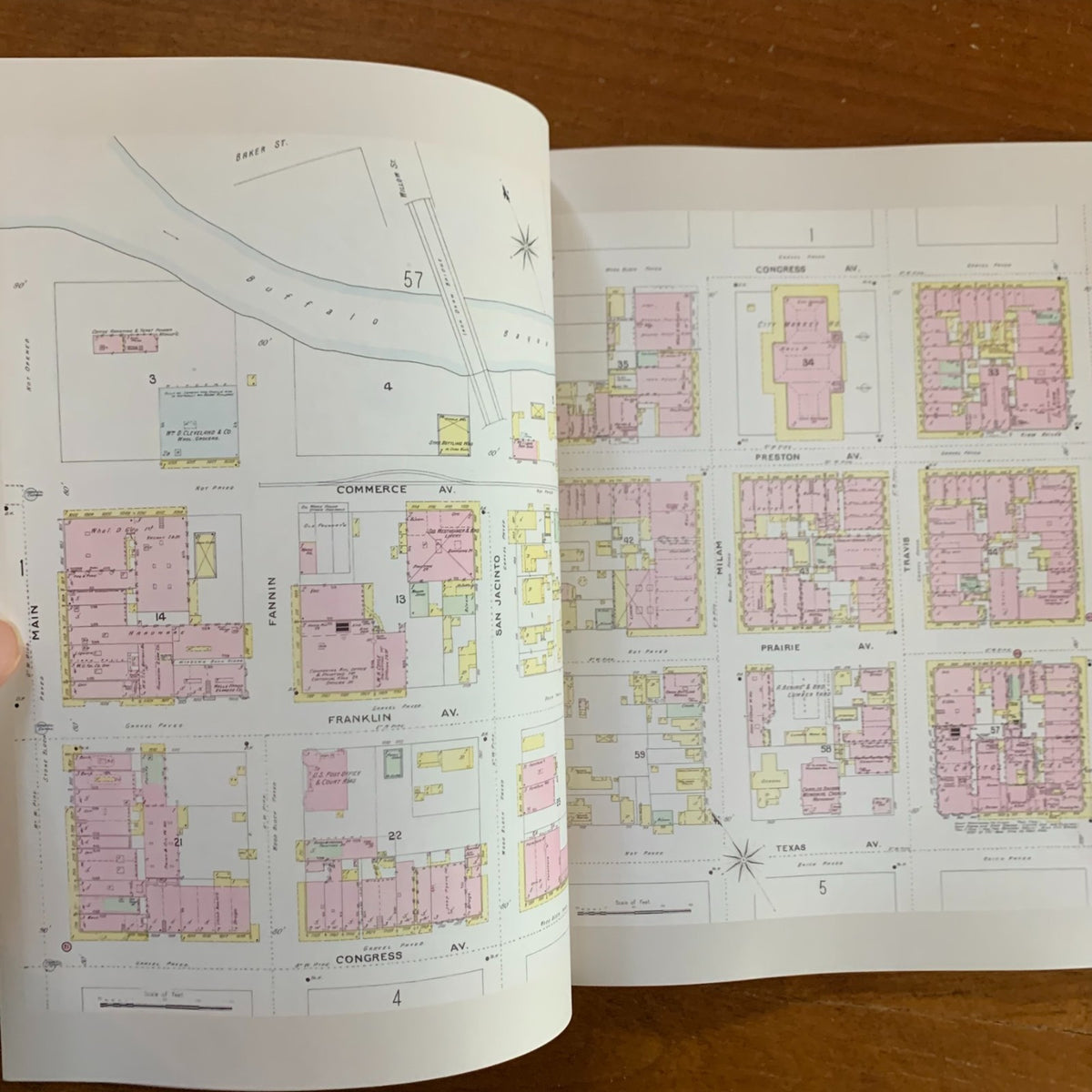1896 Fire Insurance Atlas and Maps of Houston, Texas