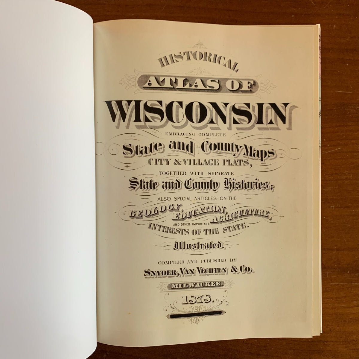 1878 Historical Atlas of Wisconsin