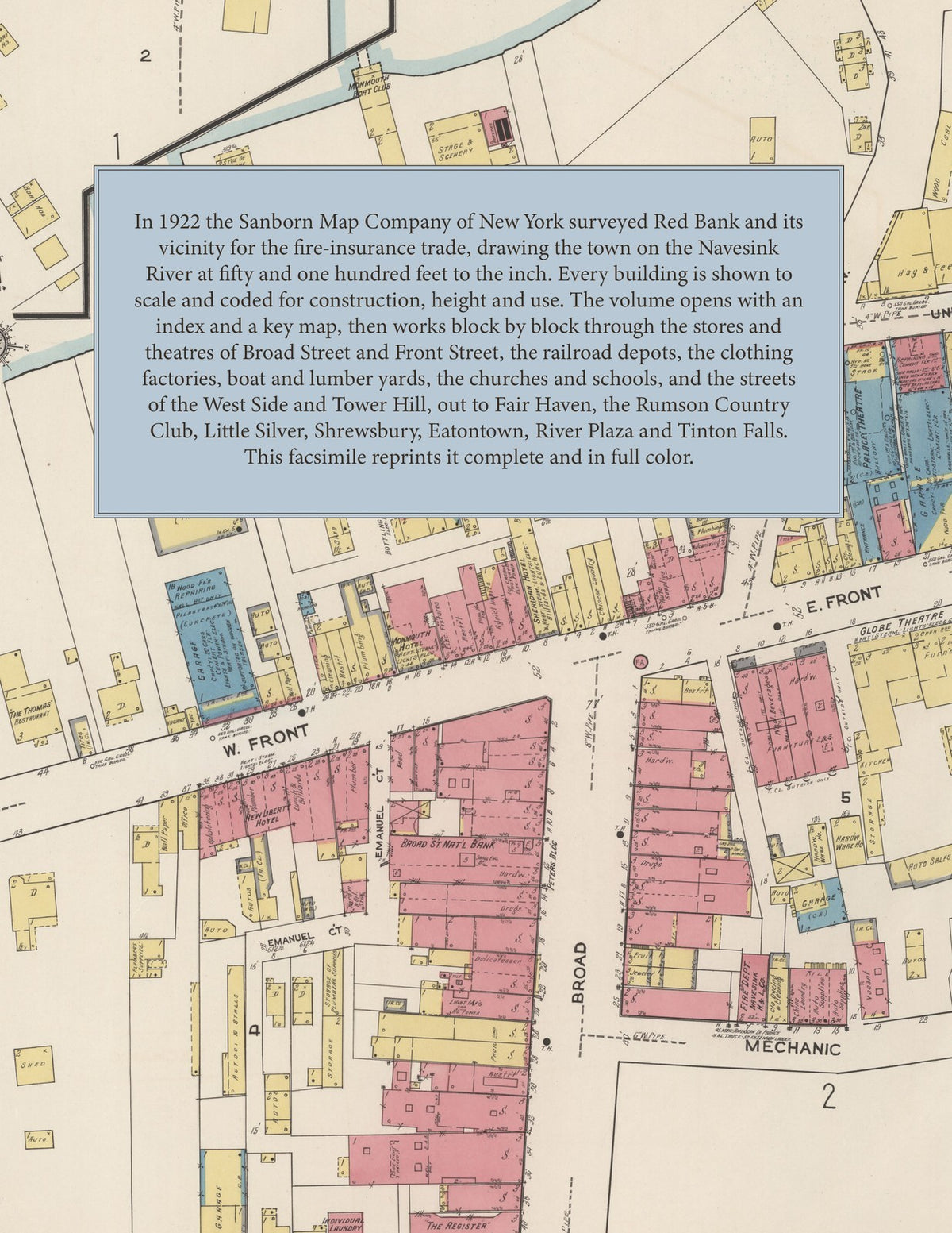 1922 Fire Insurance Maps and Atlas of Red Bank, New Jersey