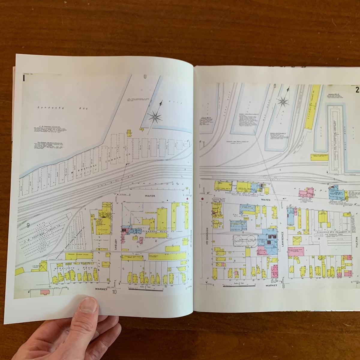 1905 Sandusky, Ohio Sanborn Fire Insurance Maps and Atlas
