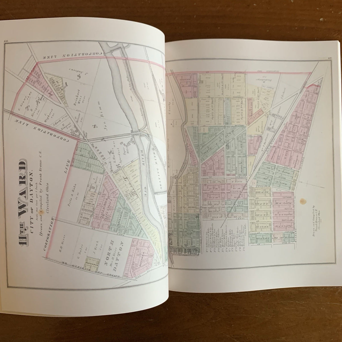 1875 Combination Atlas Map of Montgomery County, Ohio