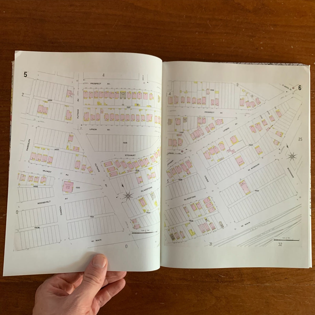 1908 El Paso, Texas Sanborn Fire Insurance Maps and Atlas
