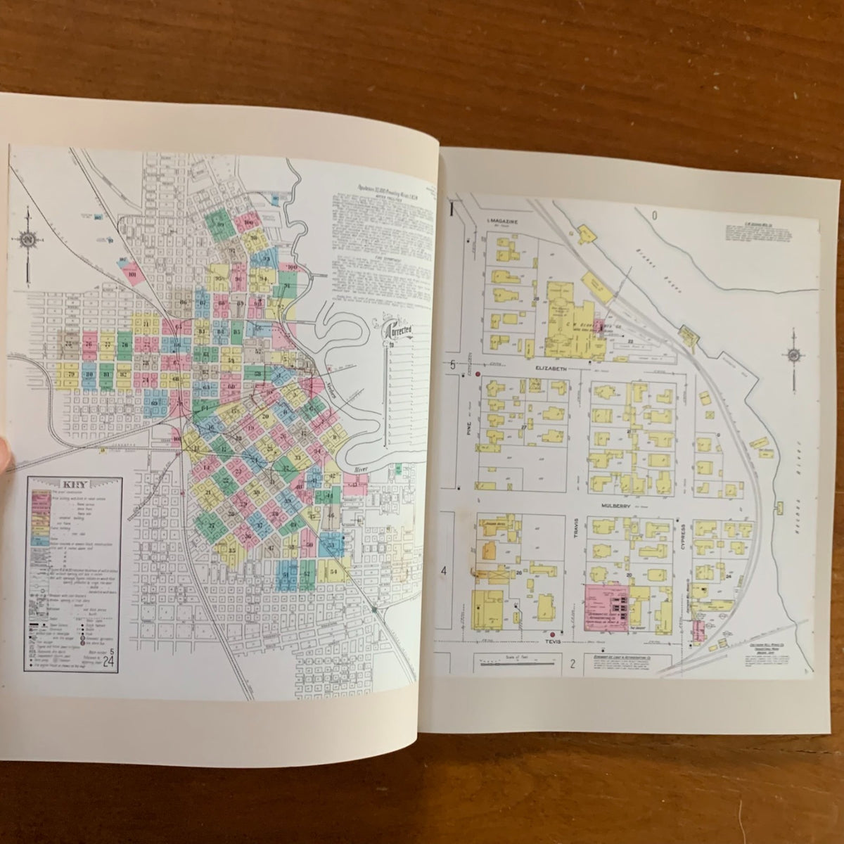 1911 Beaumont, Texas Sanborn Fire Insurance Maps and Atlas