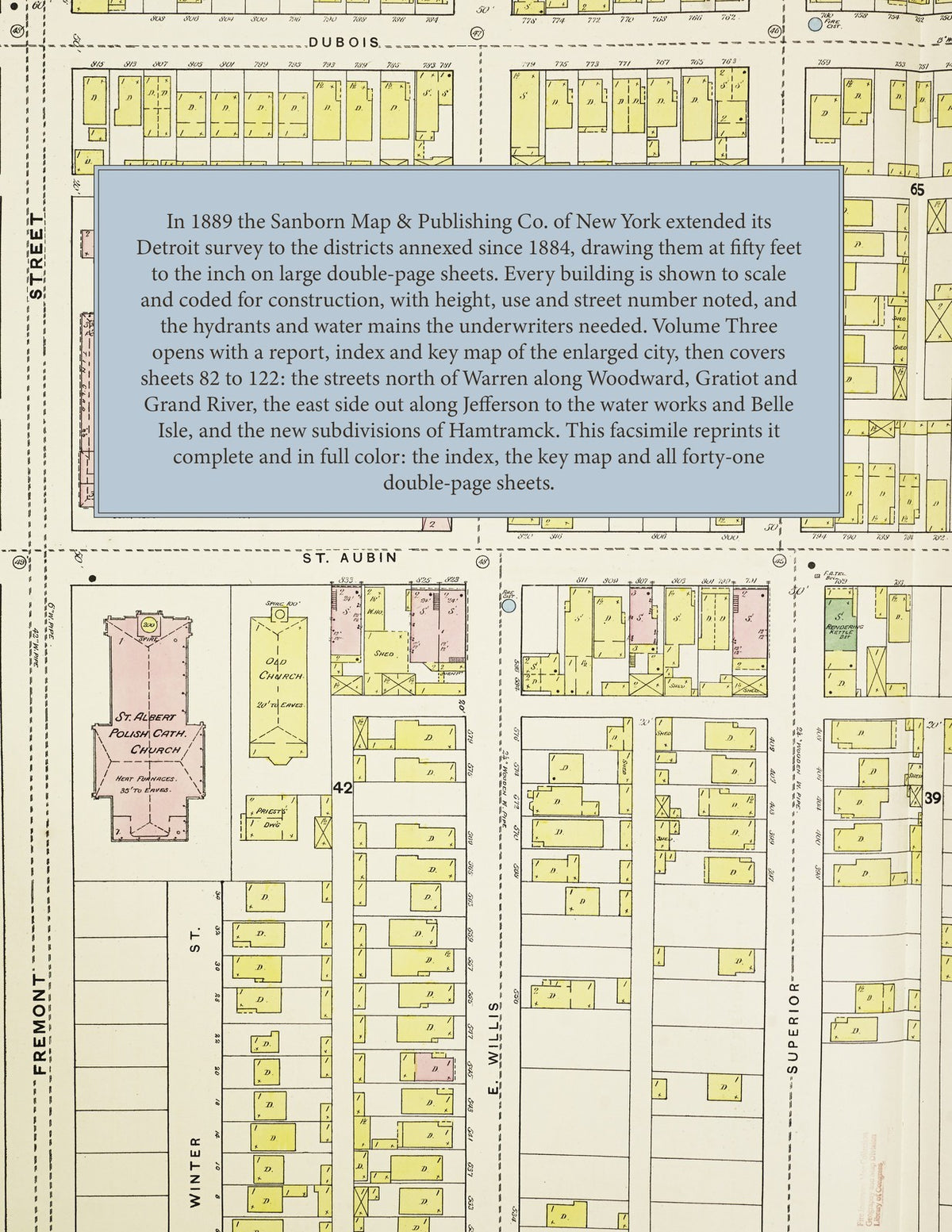 1889 Fire Insurance Maps and Atlas of Detroit, Michigan, Volume 3