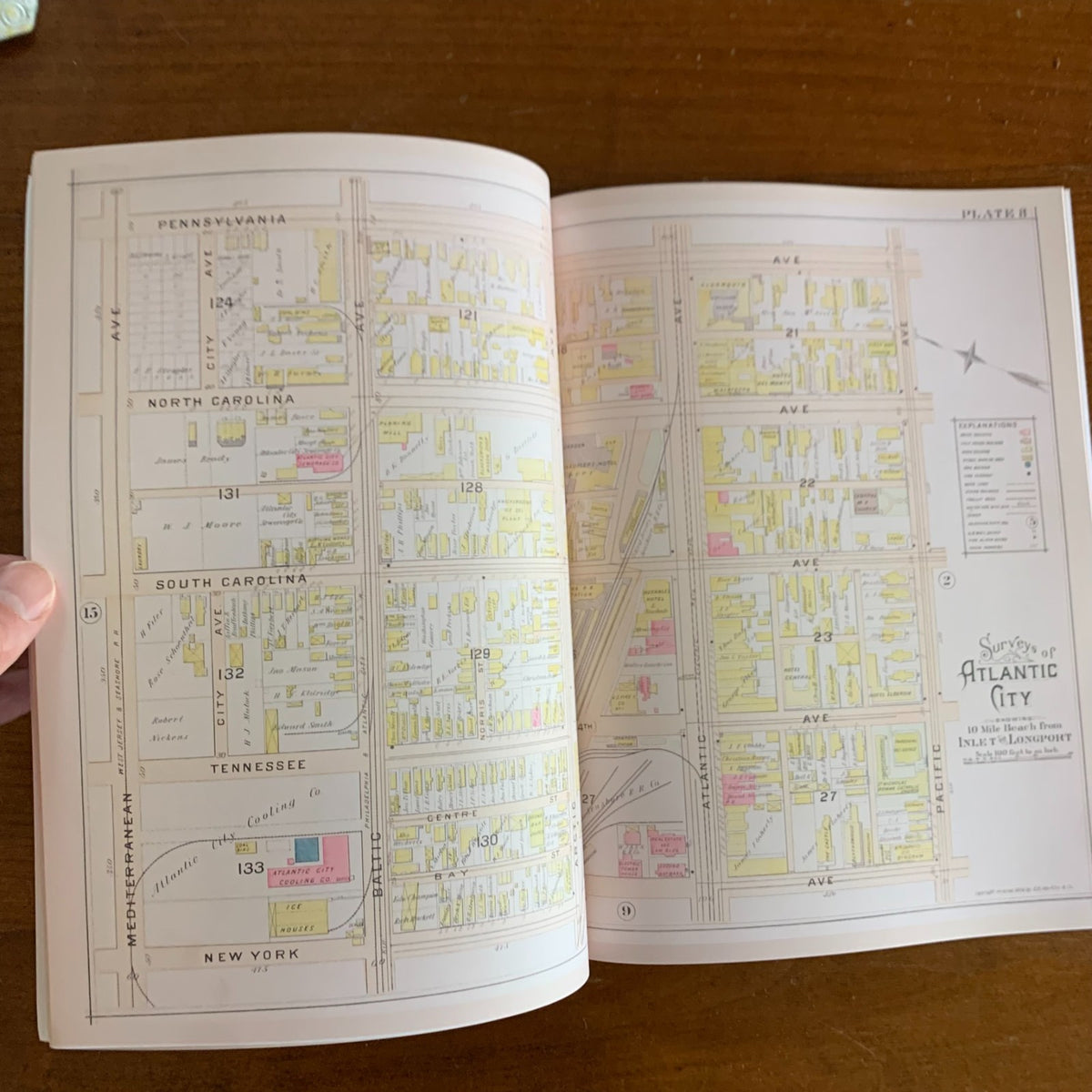 1896 Atlas of Atlantic City NJ, Chelsea, Ventnor, Longport