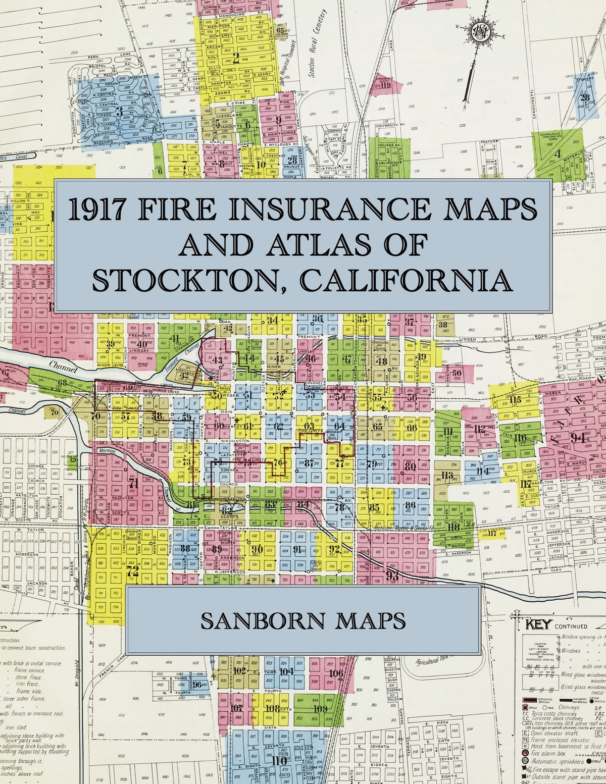 1917 Fire Insurance Maps and Atlas of Stockton, California