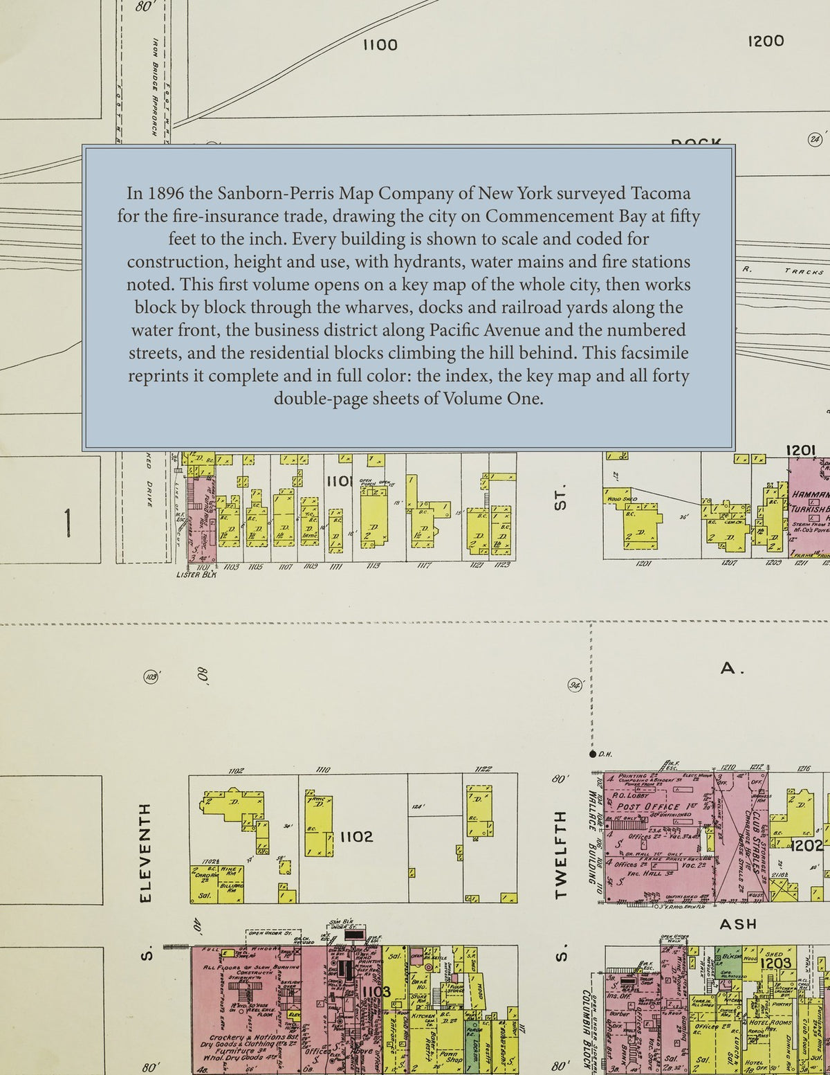 1896 Fire Insurance Maps and Atlas of Tacoma, Washington, Volume 1