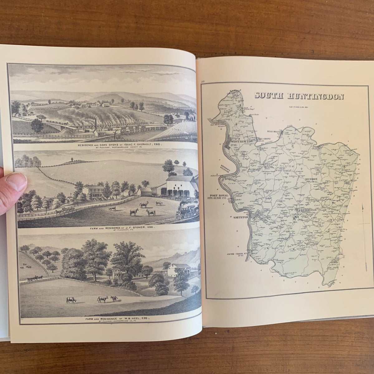 1876 New Illustrated Atlas of Westmoreland County, Pennsylvania