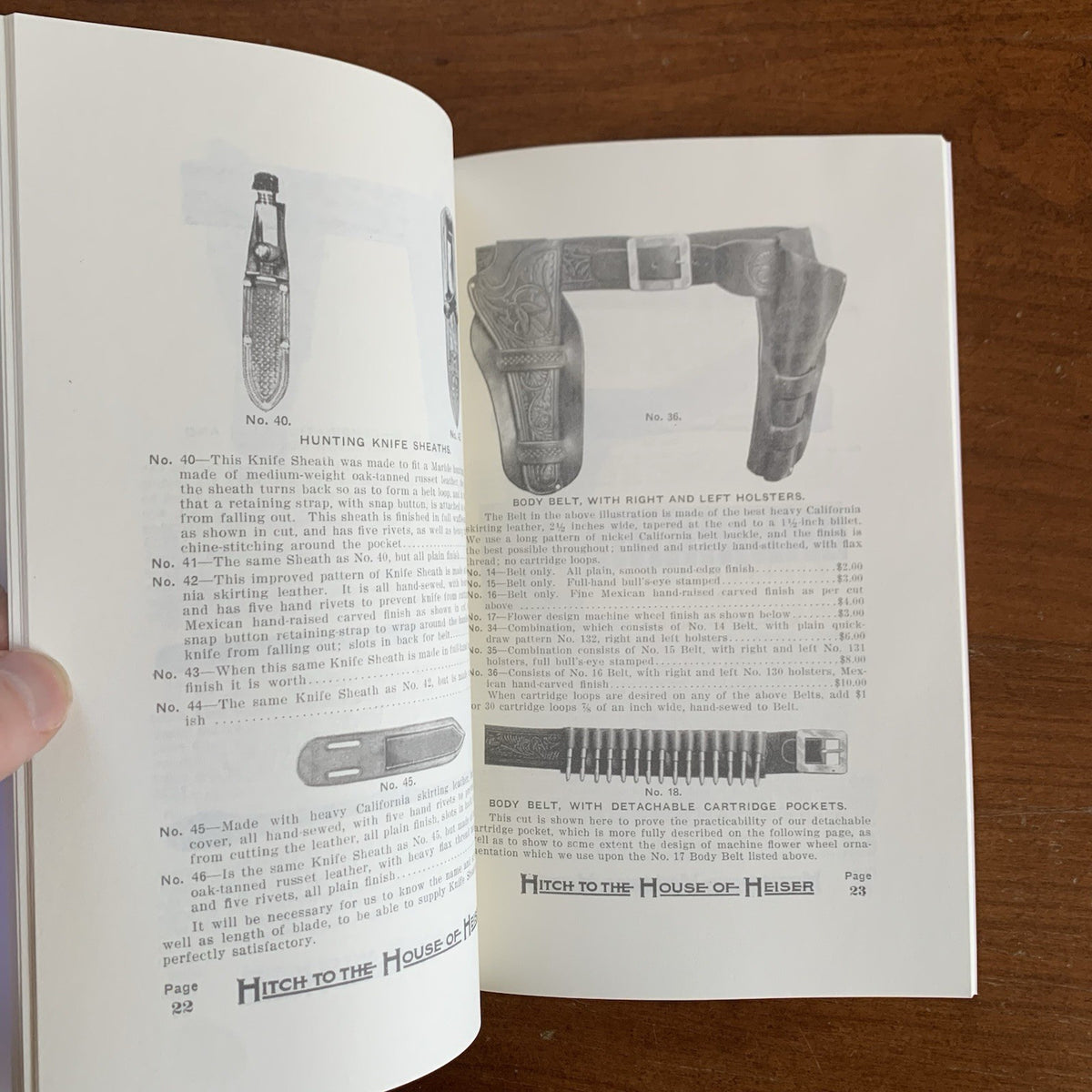 The Hermann H. Heiser Saddlery Co. Catalog No. 14