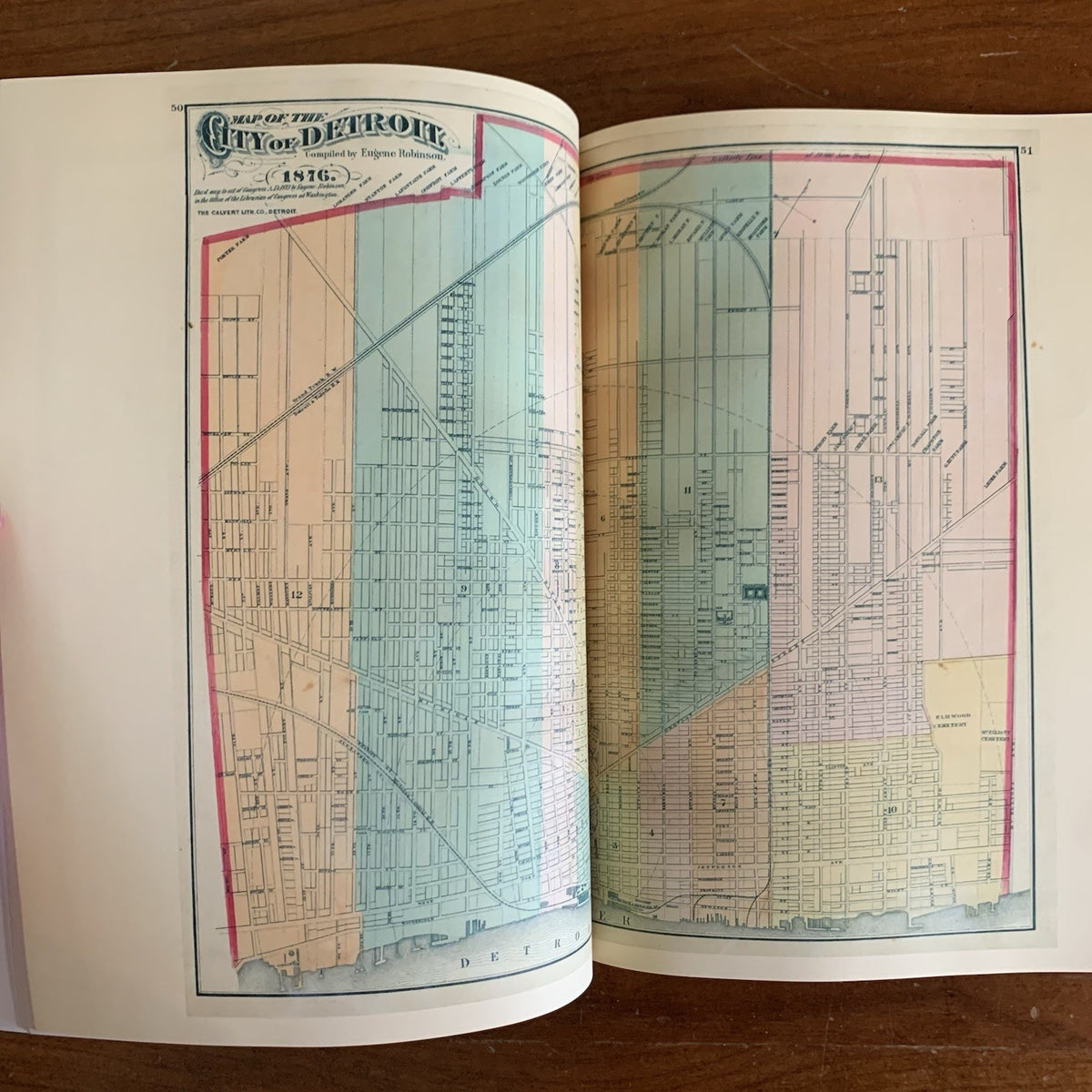 1876 Illustrated Historical Atlas of the County of Wayne, Michigan