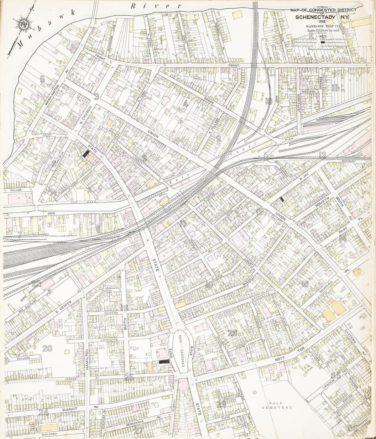 1914 Fire Insurance Maps and Atlas of Schenectady, New York