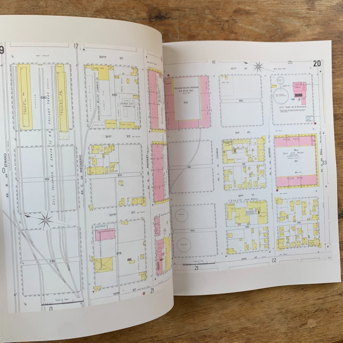 Sanborn Fire Insurance Maps of Galveston, Texas (1899)