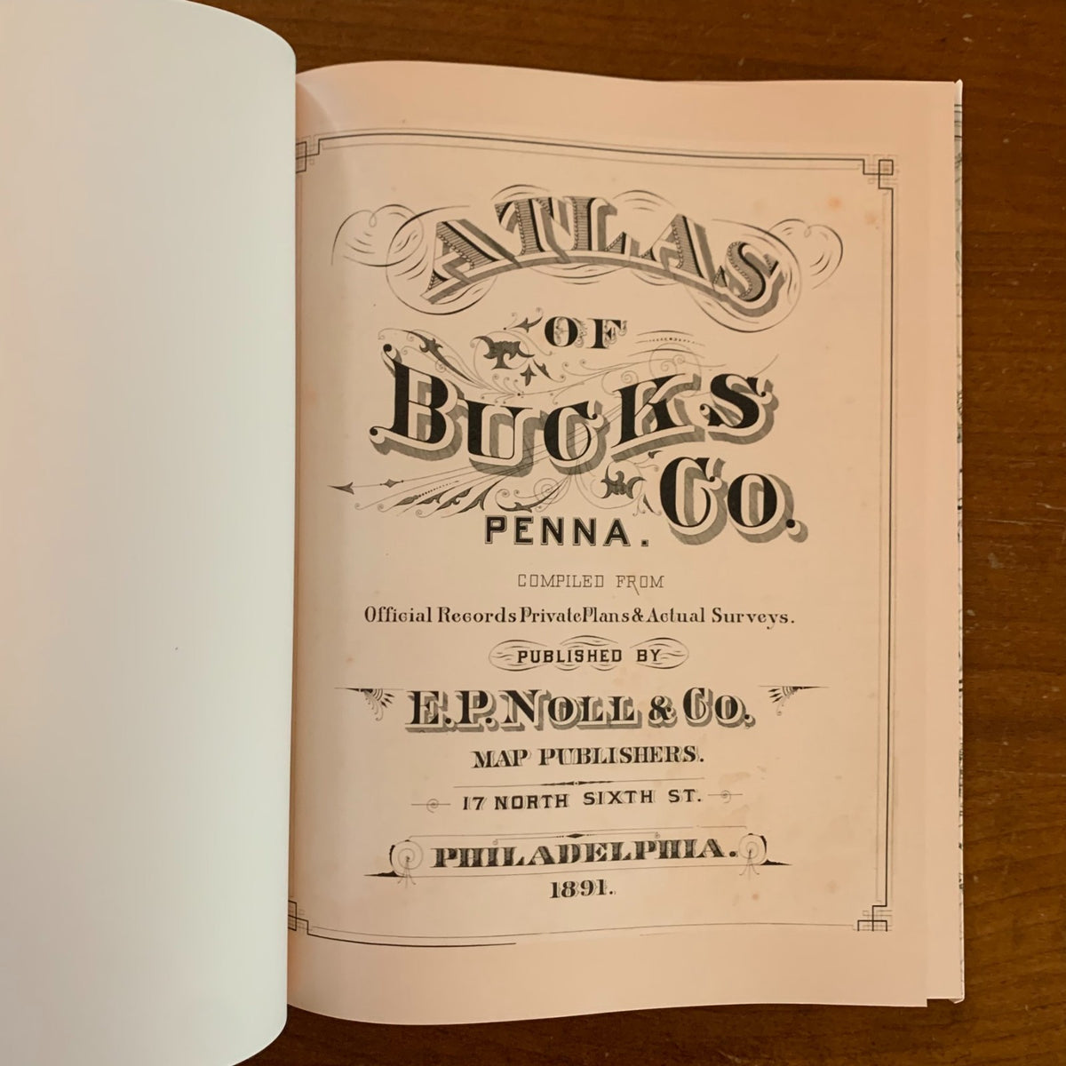 1891 Atlas of Bucks County, Pennsylvania
