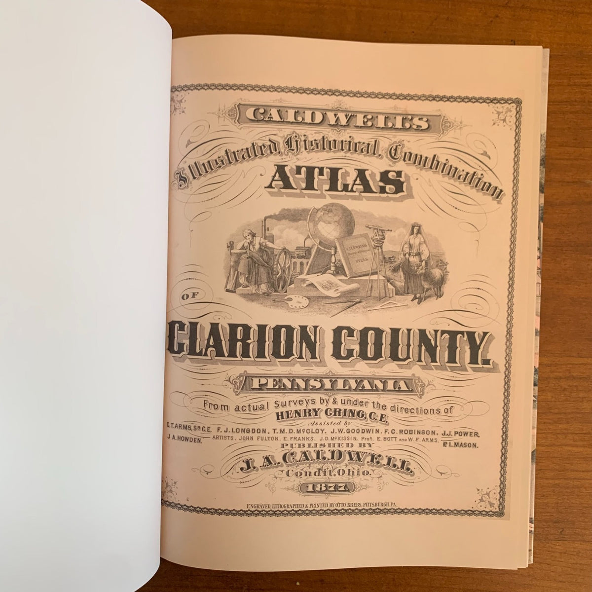 1877 Illustrated Historical Atlas of Clarion County, Pennsylvania