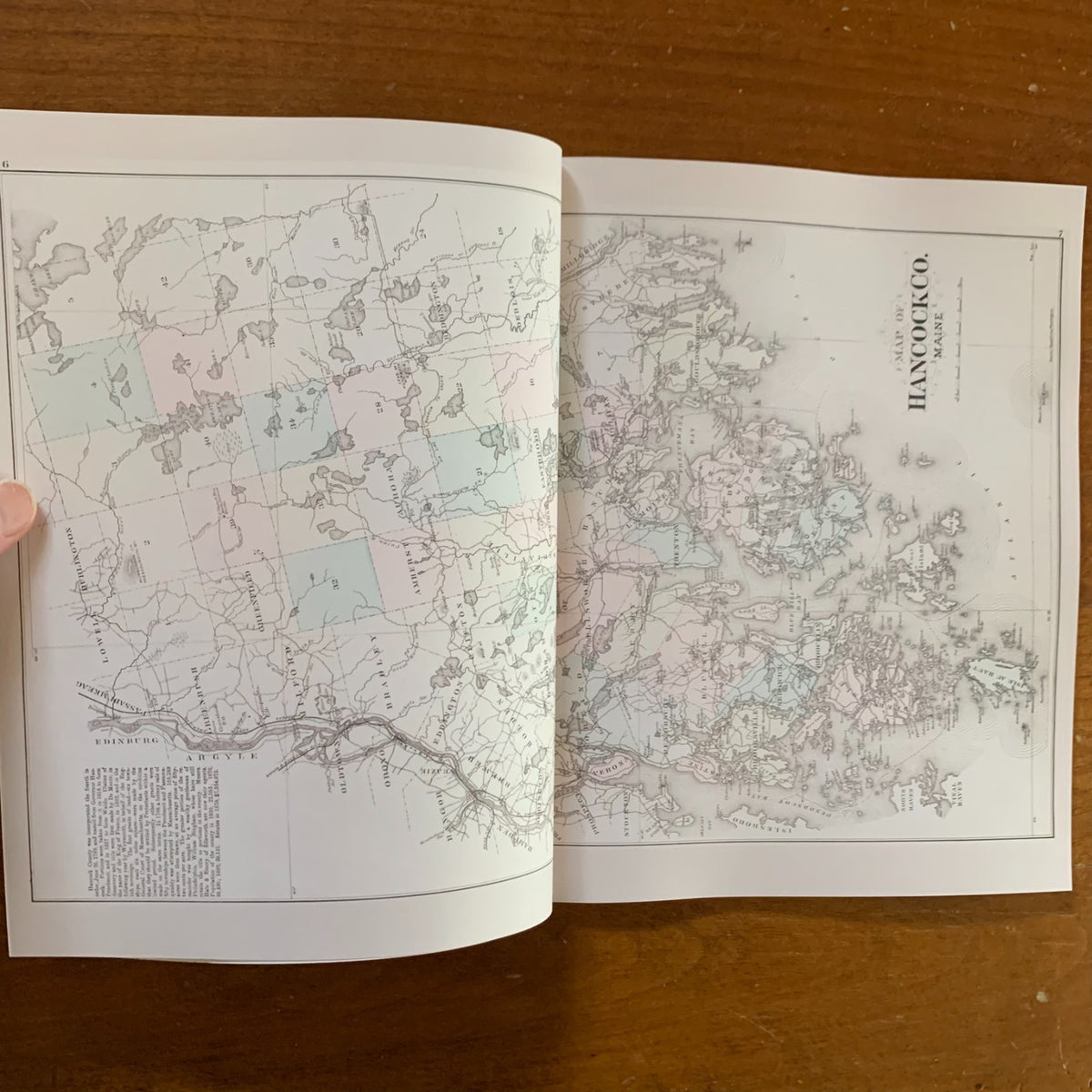 1881 Atlas of Hancock County, Maine