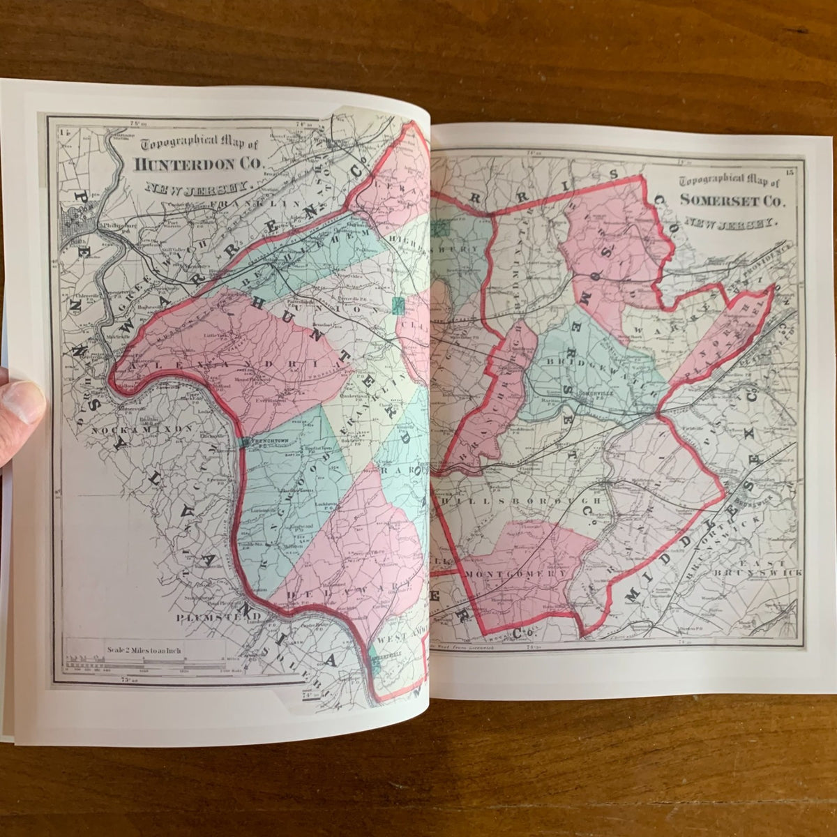 1873 Atlas of Hunterdon County, New Jersey