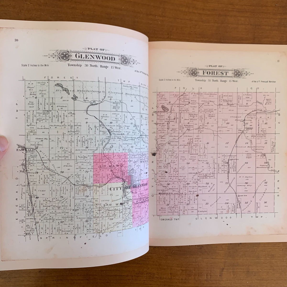 1897 Plat Book and Atlas of Saint Croix County, Wisconsin