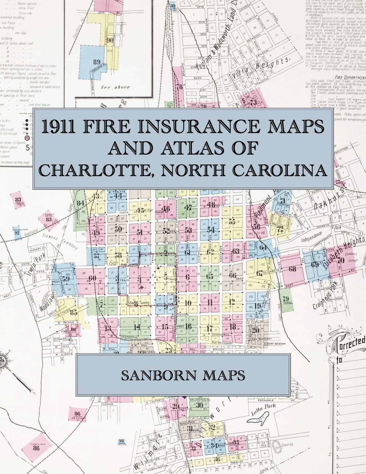 1911 Fire Insurance Maps and Atlas of Charlotte, North Carolina