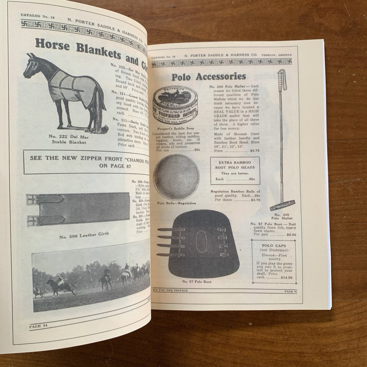 1930 N. Porter Saddle and Harness Company Catalog No. 18