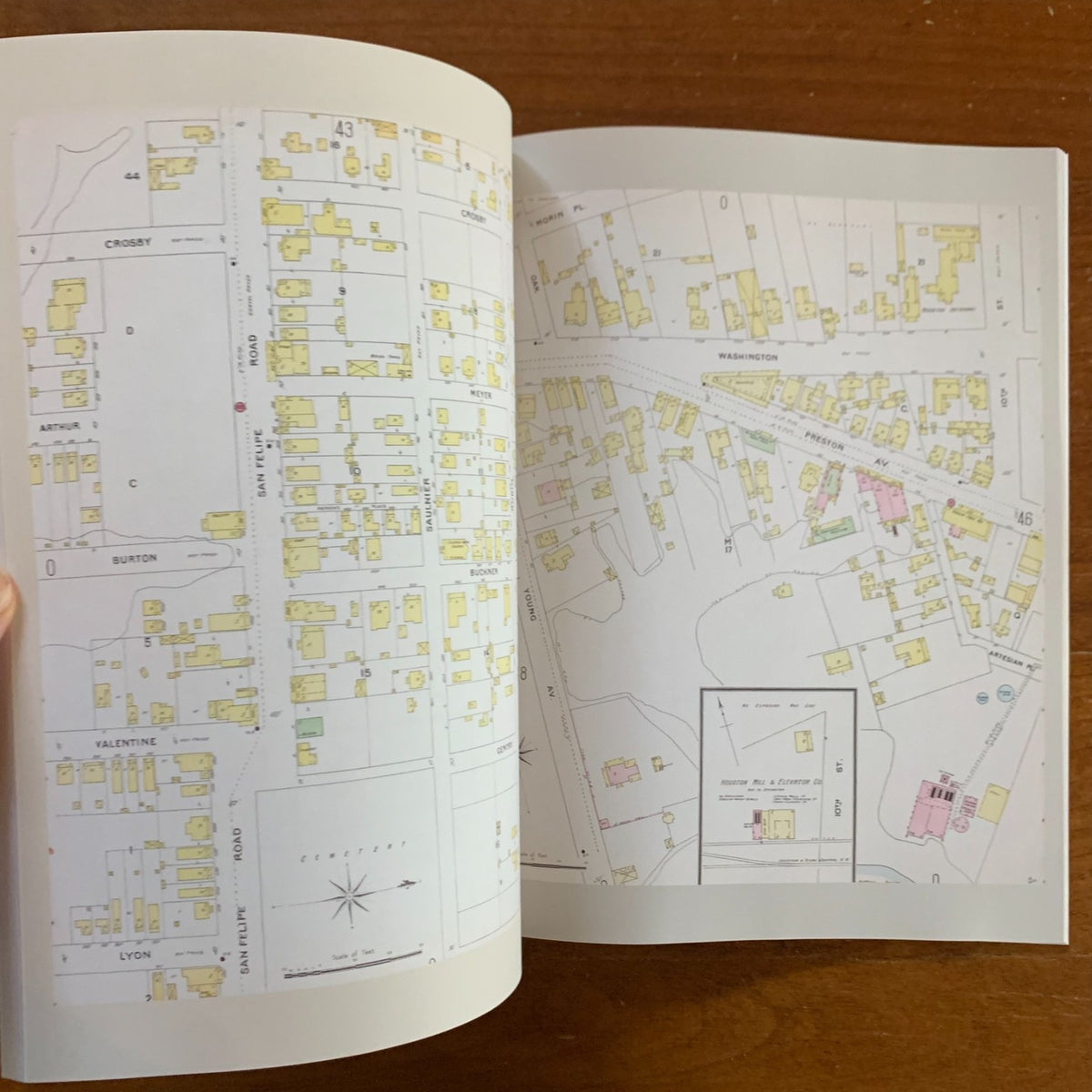 1896 Fire Insurance Atlas and Maps of Houston, Texas