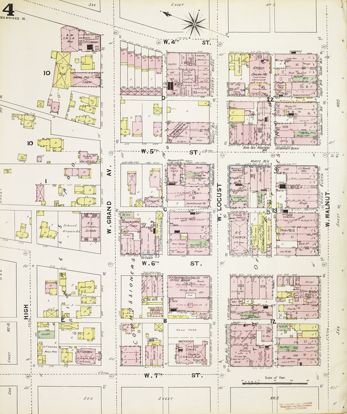 1891 Fire Insurance Maps and Atlas of Des Moines, Iowa