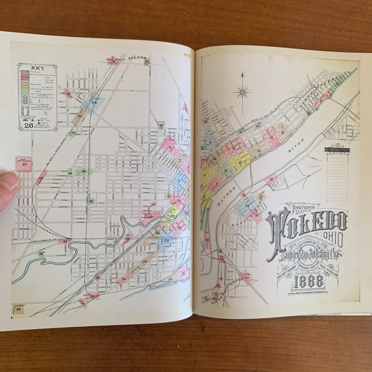 1888 Fire Insurance Maps and Atlas of Toledo, Ohio
