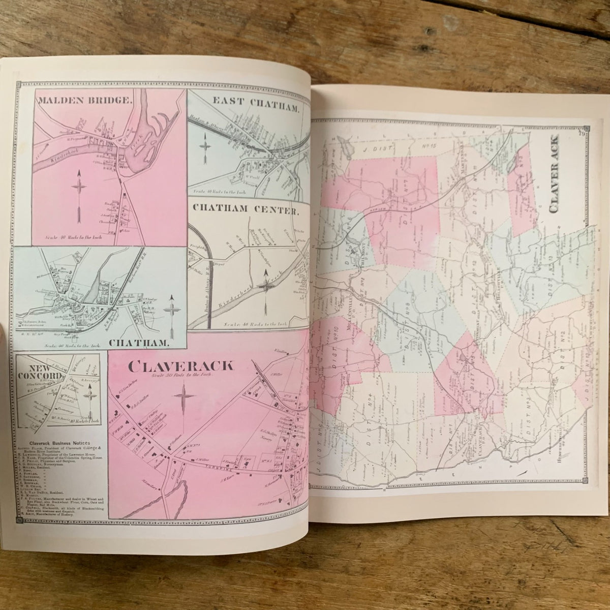 1873 Atlas of Columbia County, New York (Hudson)
