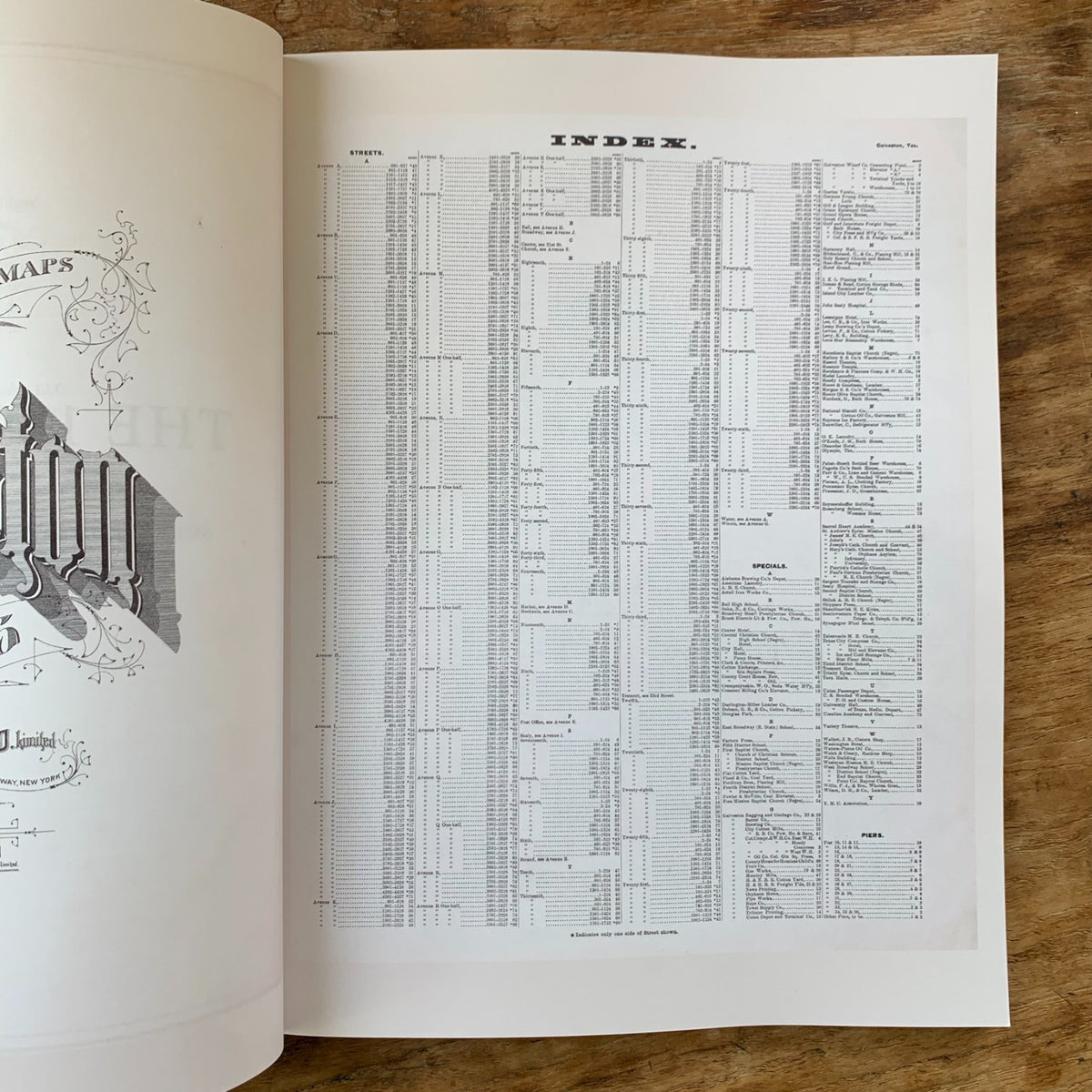 Sanborn Fire Insurance Maps of Galveston, Texas (1899)
