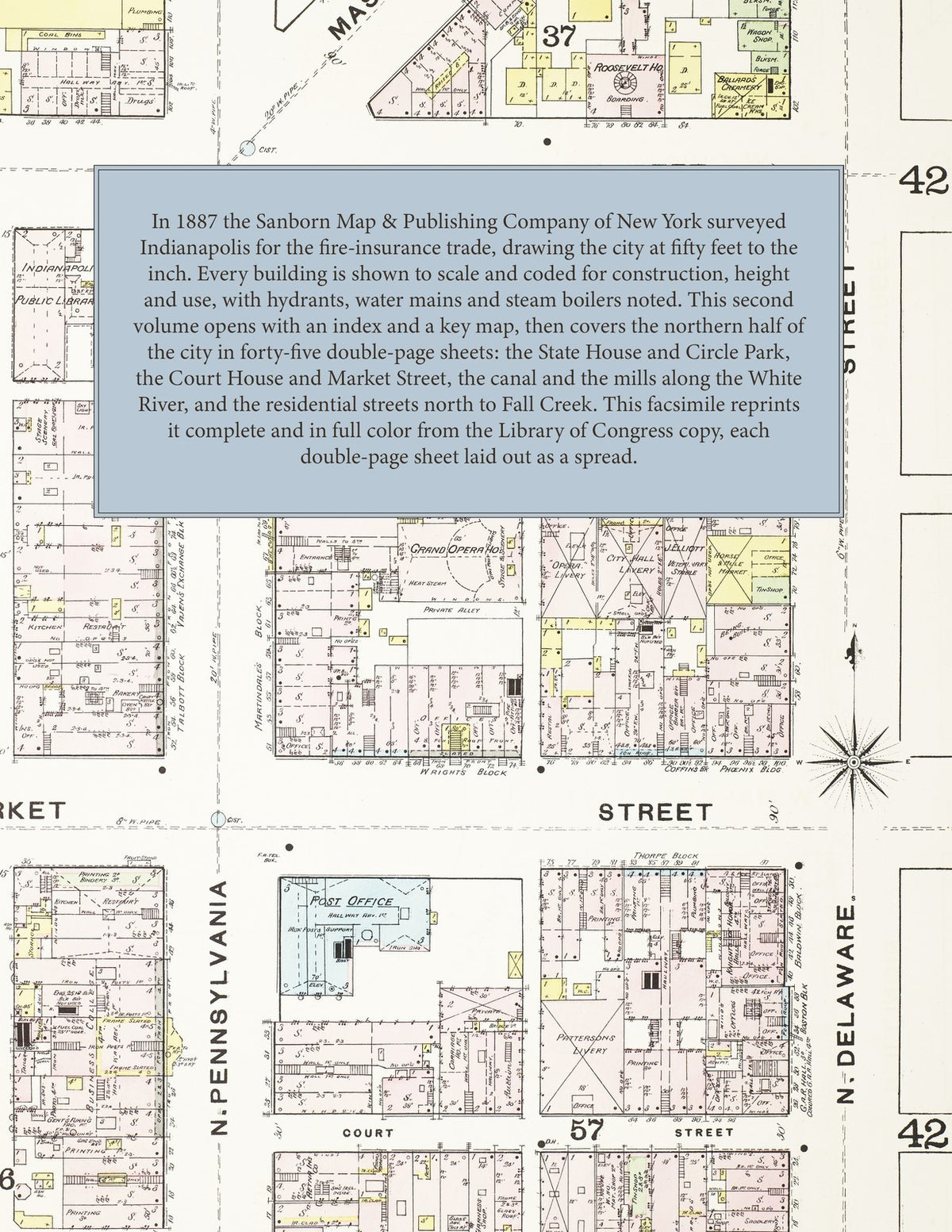 1887 Fire Insurance Maps and Atlas of Indianapolis, Indiana, Volume 2