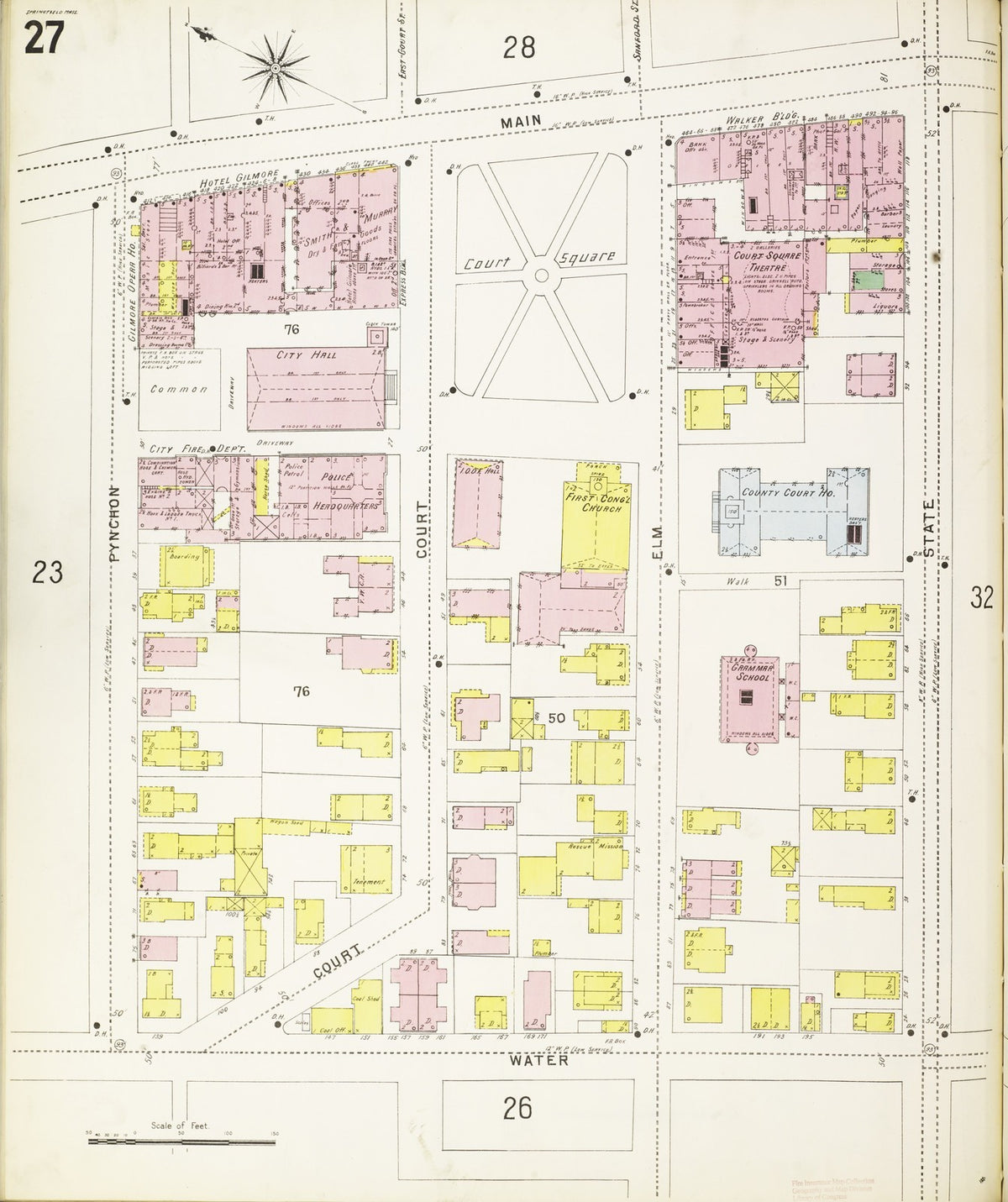 1896 Fire Insurance Maps and Atlas of Springfield, Massachusetts