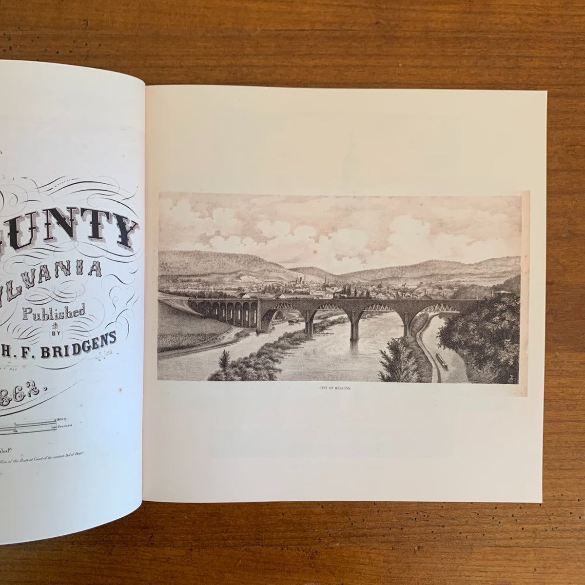 1862 Township Map and Atlas of Berks County, Pennsylvania
