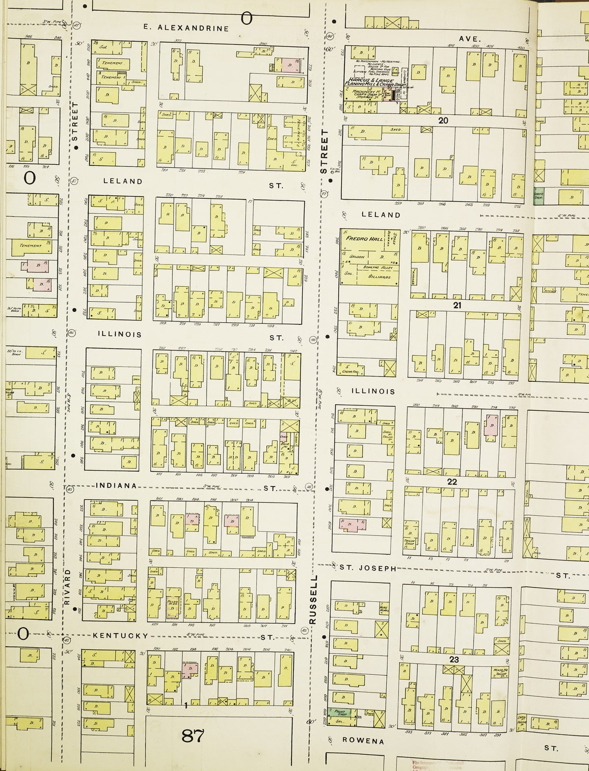 1889 Fire Insurance Maps and Atlas of Detroit, Michigan, Volume 3