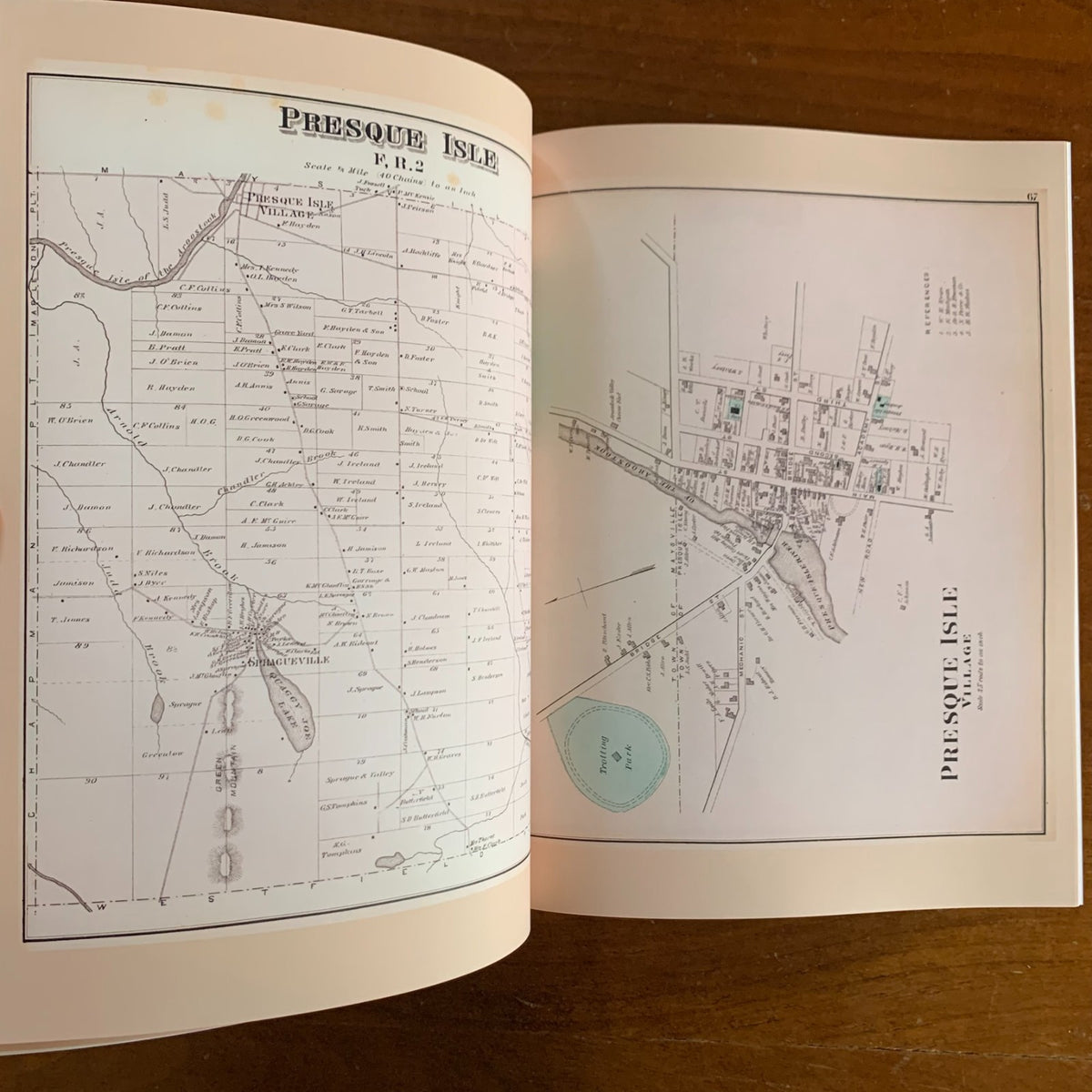 1877 Atlas Of Aroostook County Maine