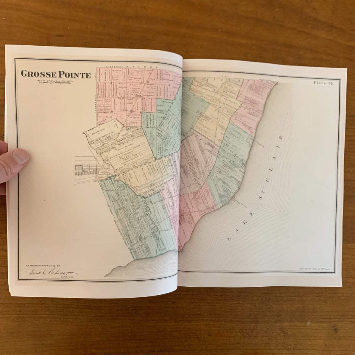 1893 Detailed Official Atlas of Wayne County, Michigan