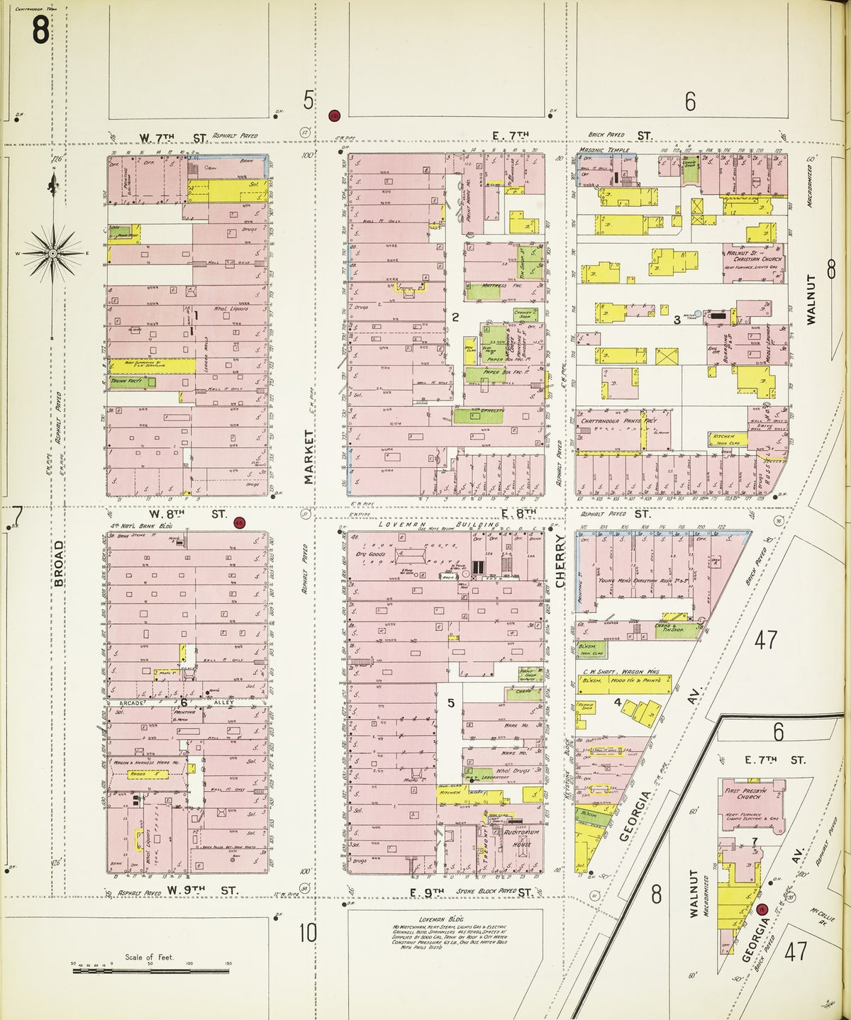 1901 Fire Insurance Maps and Atlas of Chattanooga, Tennessee