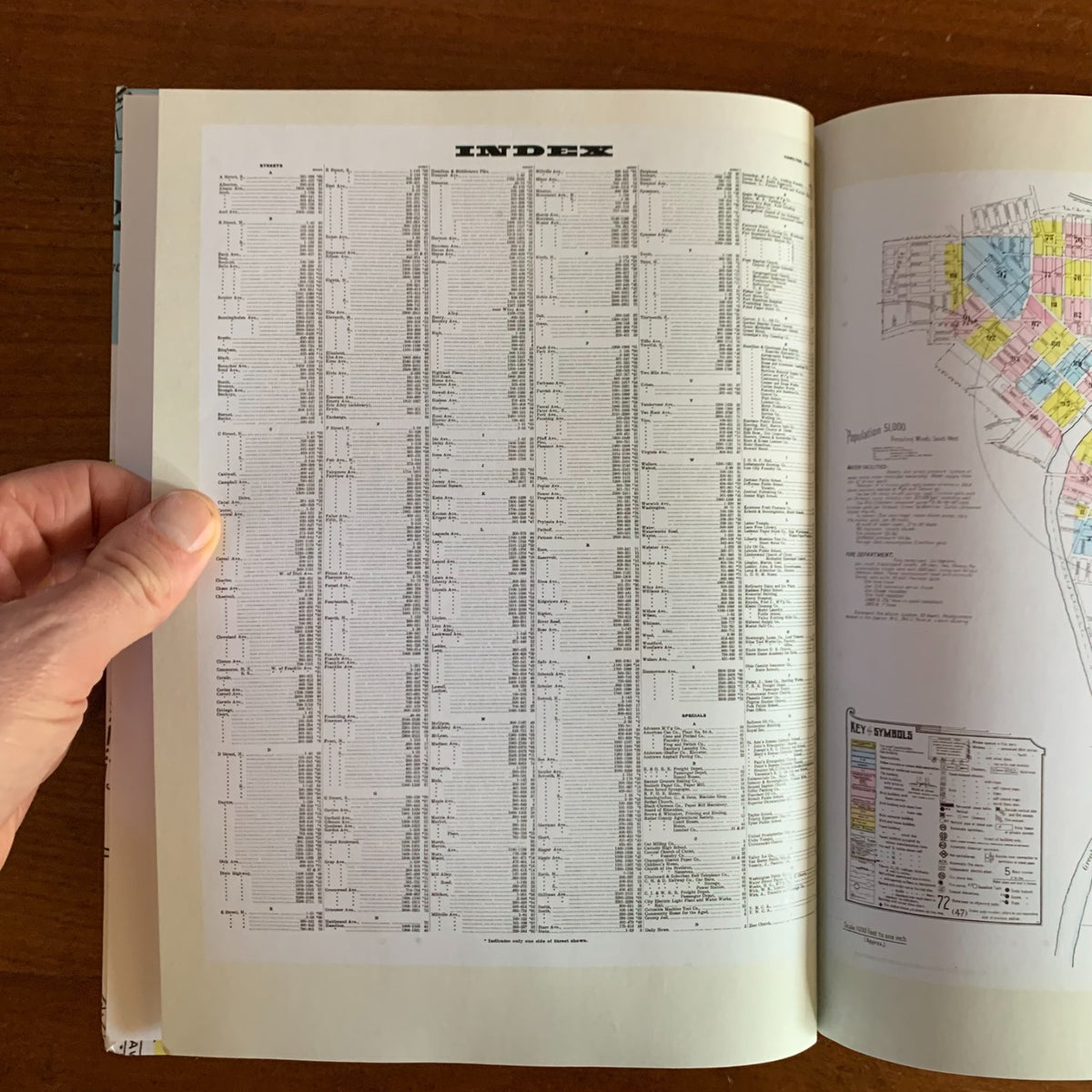 1927 Hamilton, Ohio Sanborn Fire Insurance Maps and Atlas