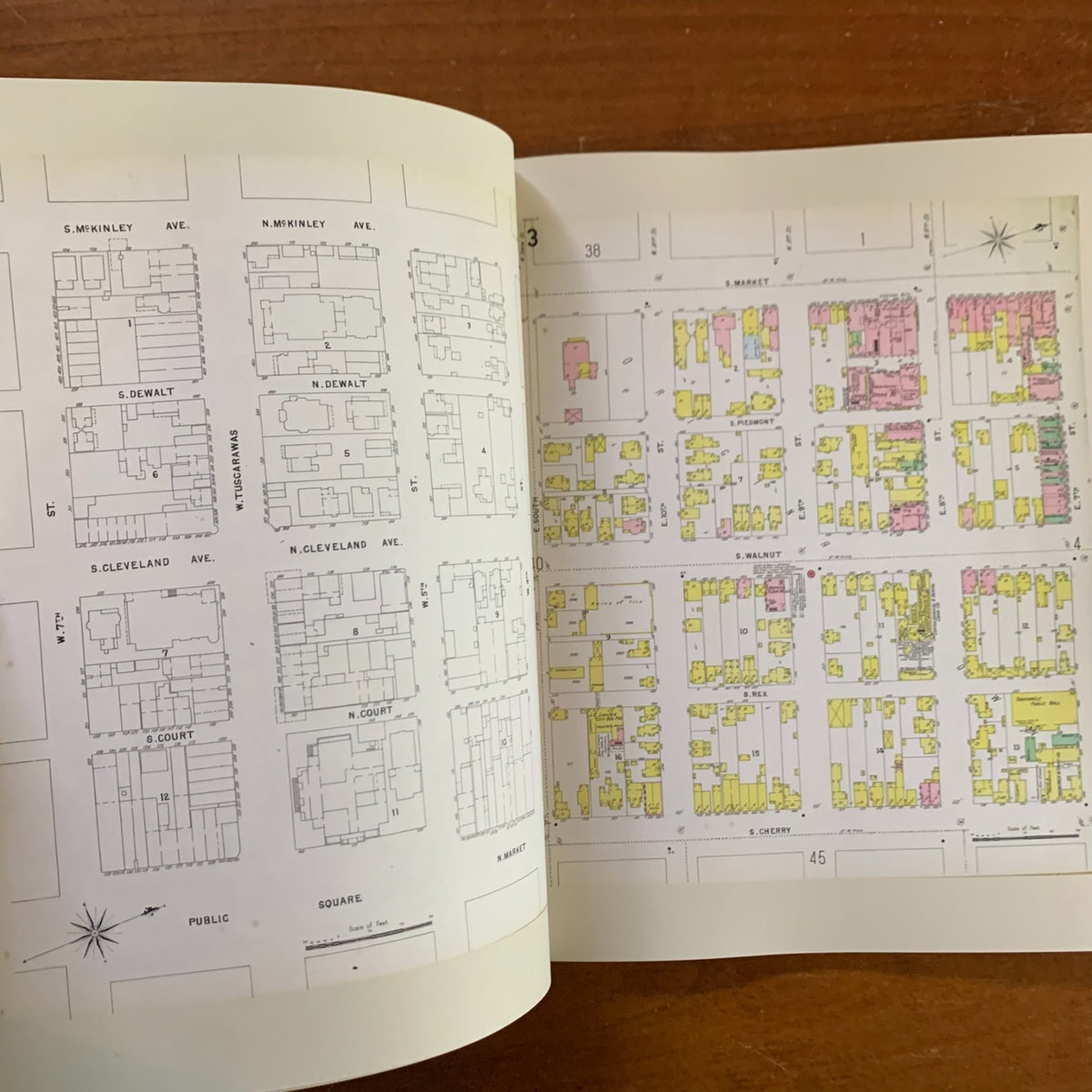 1897 Canton, Ohio Fire Insurance Maps and Atlas