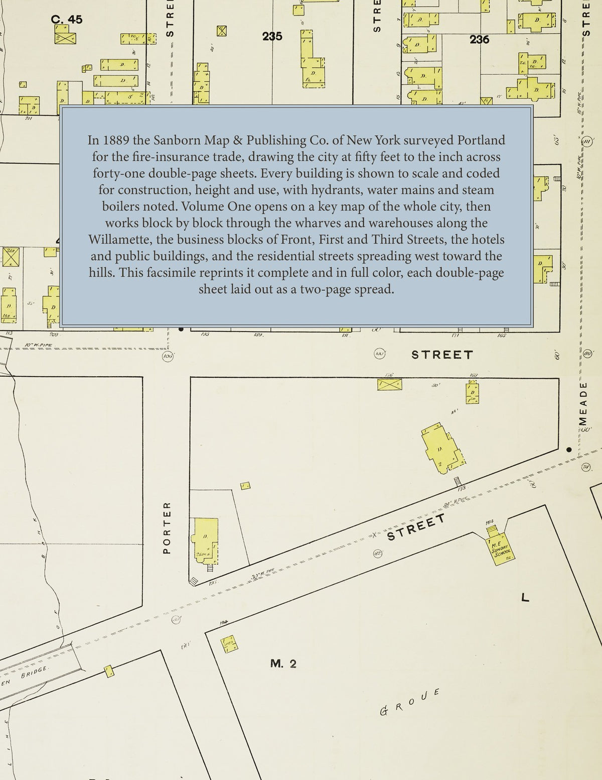 1889 Fire Insurance Maps and Atlas of Portland, Oregon, Volume 1