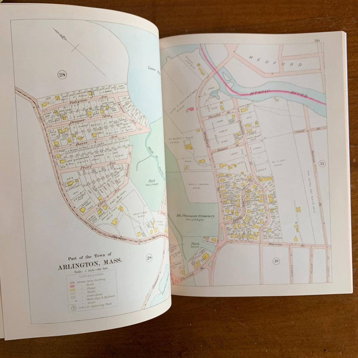 1898 Atlas of Watertown, Belmont, Arlington and Lexington, Massachusetts
