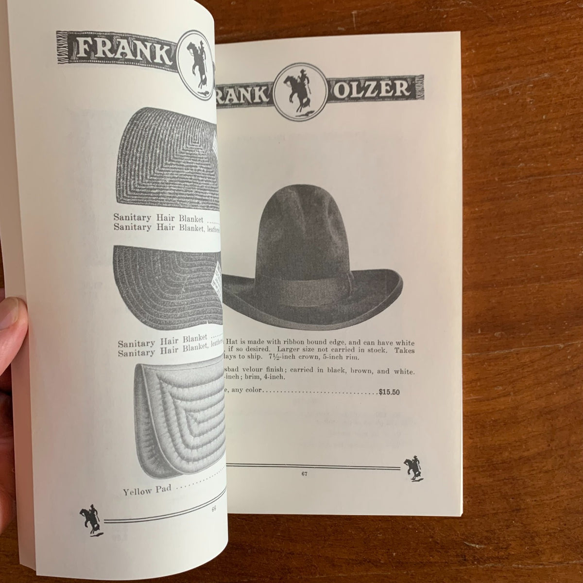 Frank Olzer & Arizona Saddlery Co. Catalogue and Price List No. 5