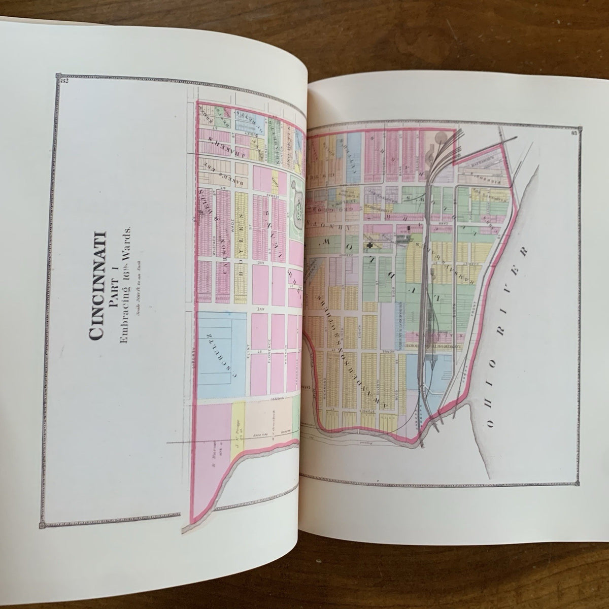 1869 Atlas of Hamilton County, Ohio (Cincinnati)
