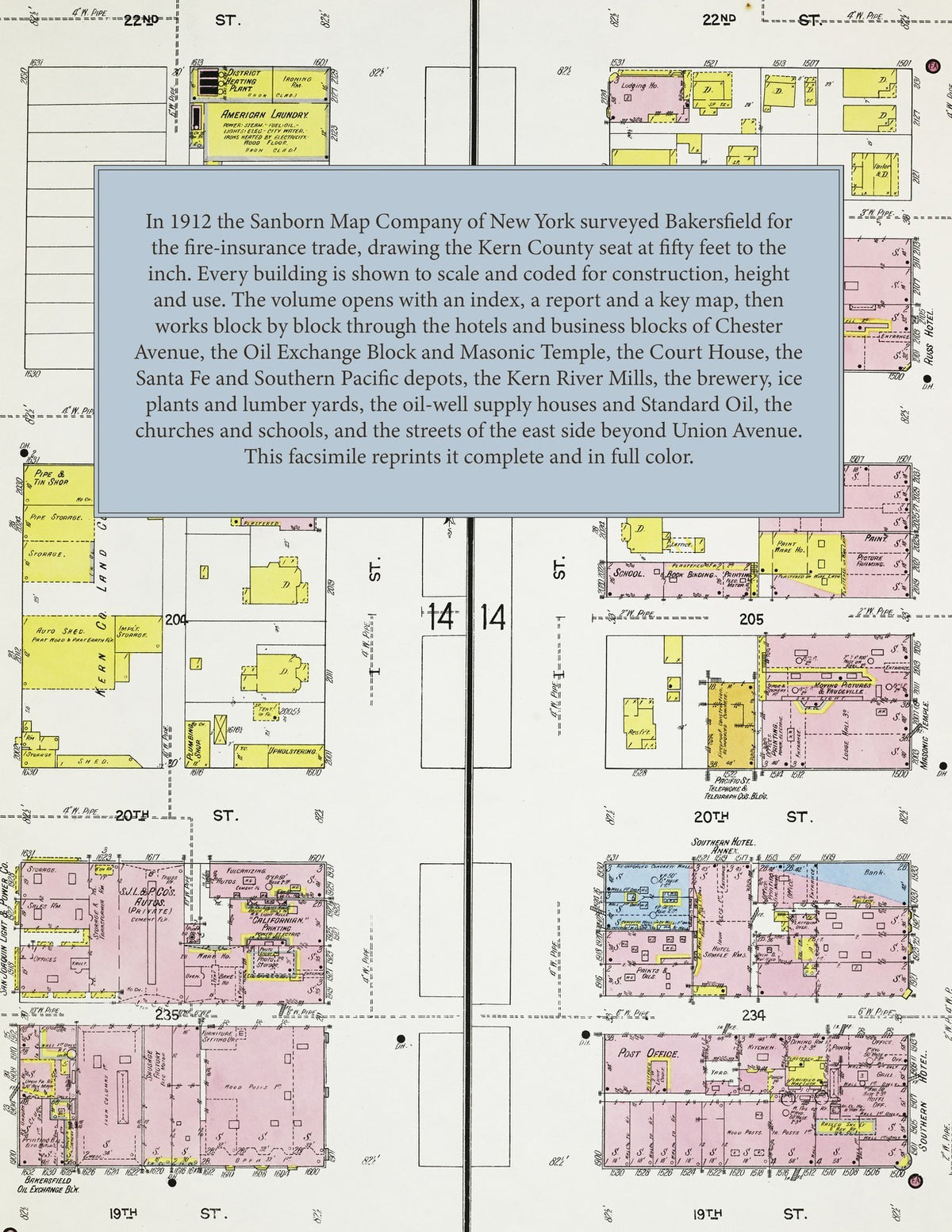 1912 Fire Insurance Maps and Atlas of Bakersfield, California