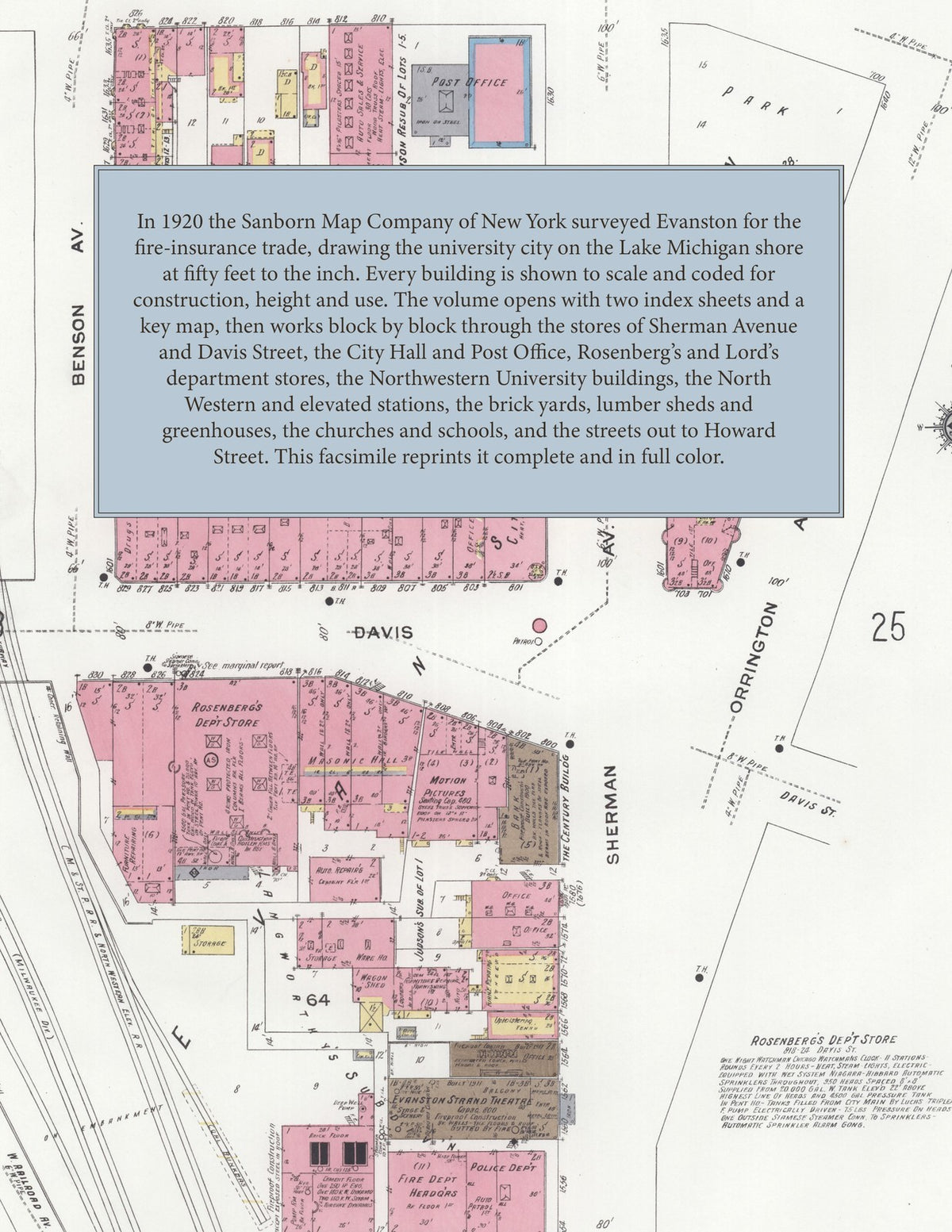 1920 Fire Insurance Maps and Atlas of Evanston, Illinois